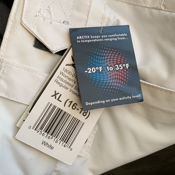 Arctix‎ Premium Insulated Snow Pants Husky White size XL NWT - Picture 2 of 16